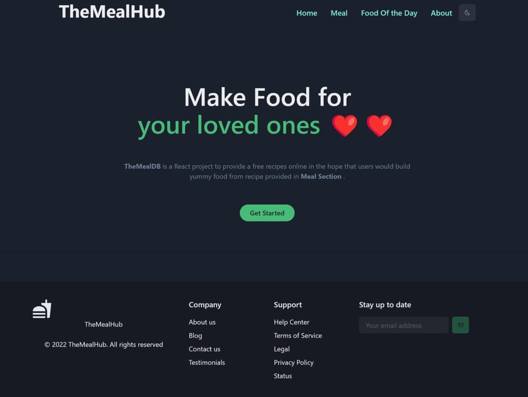 TheMealHub project image